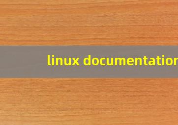 linux documentation